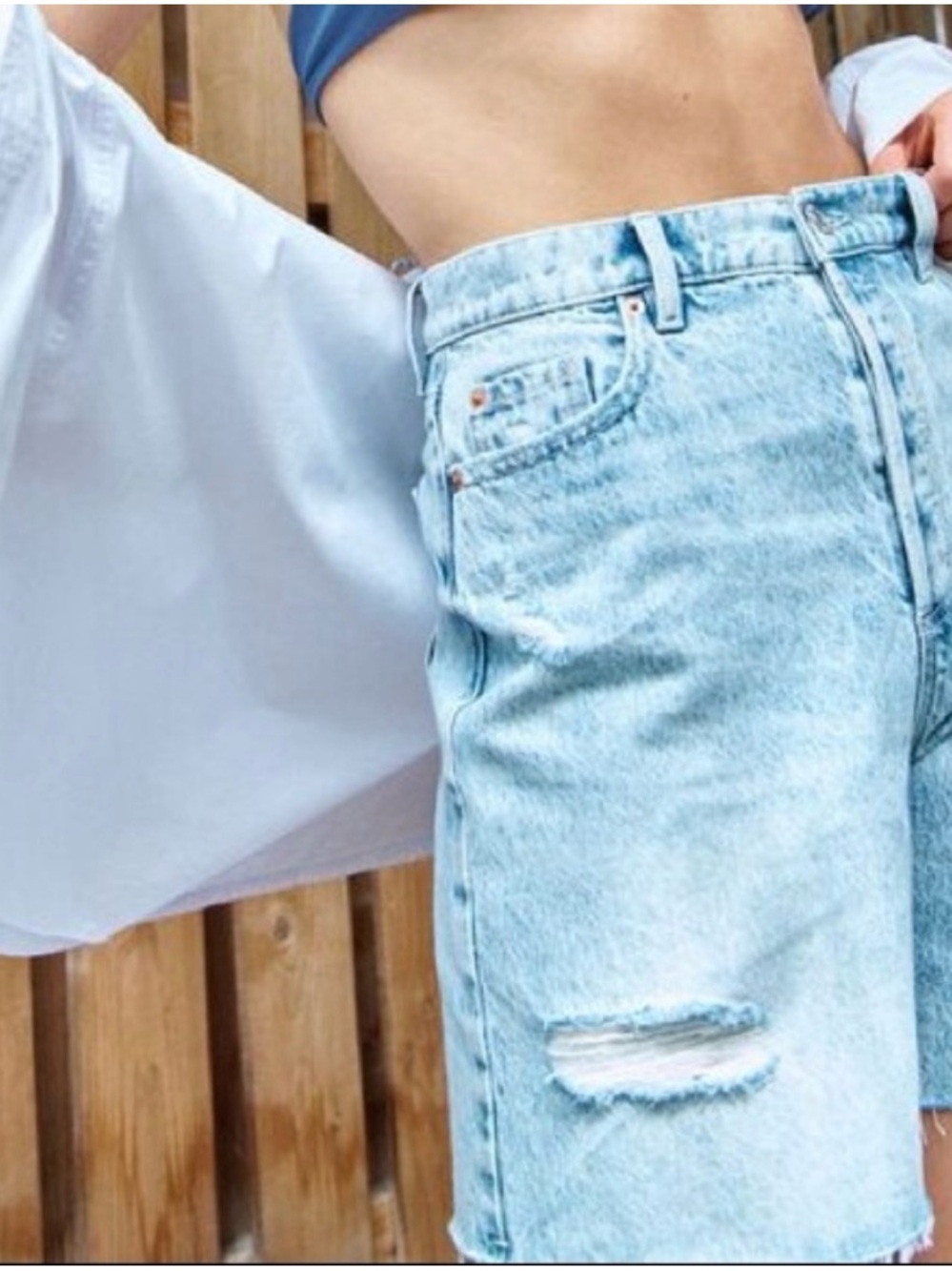 Garage 90’s A-Line Cut Off Denim Shorts NWOT Sz 11/30